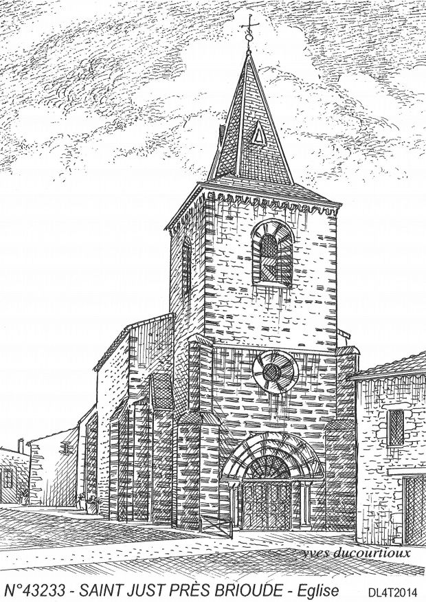 N 43233 - ST JUST PRES BRIOUDE - glise